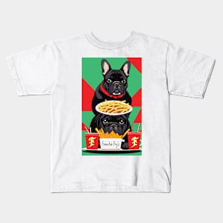 Frenchie Fries Kids T-Shirt